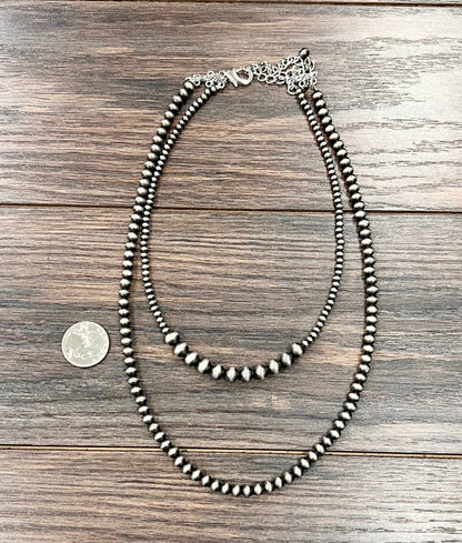 Western Bead 2-strand Necklace