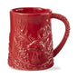 Holiday Stag Mug Red Earthenware Christmas