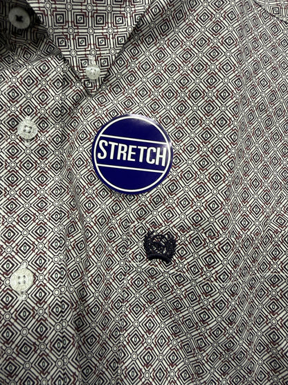 Men's Cinch CINCH WHITE L/S STRETCH SHIRT