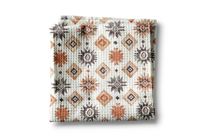 Aztec Cactus Kitchen Waffle Towel