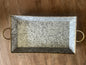 Rectangular Galvanized Serving Tray