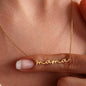 18K Gold Plated Mama Necklace