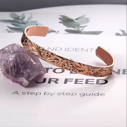 Daisy Flower Zircon Stone Magnetic Bracelet