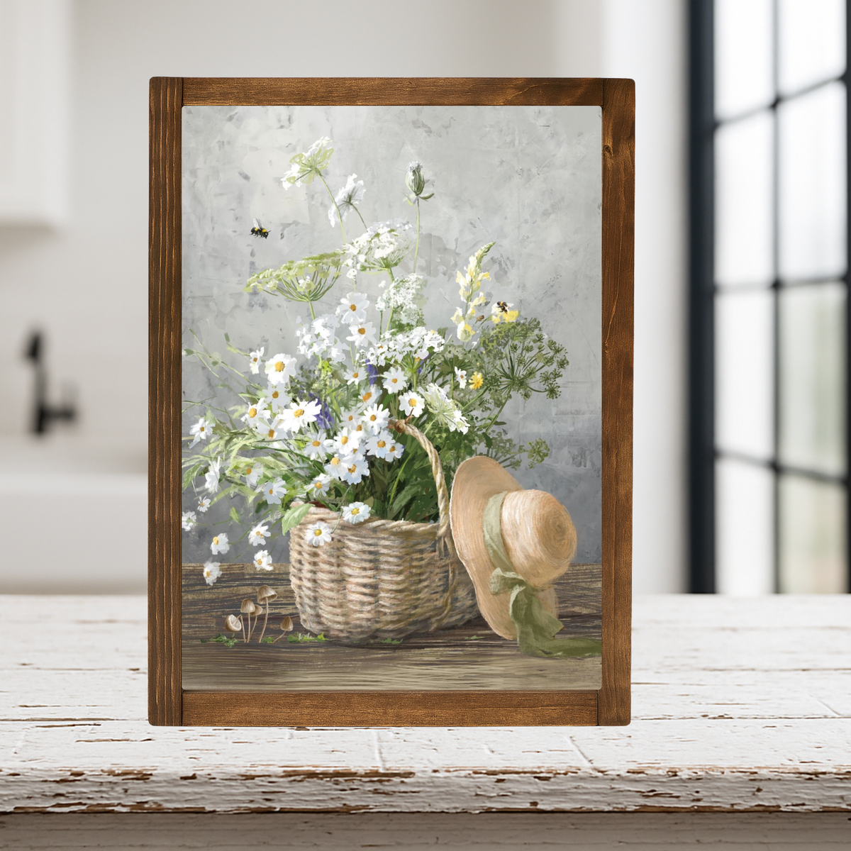 Fresh Picked Flowers Framed Print