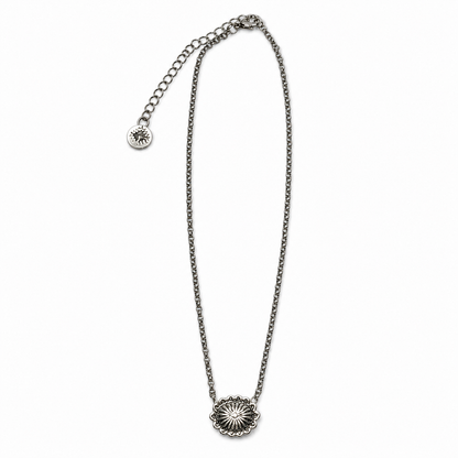 Gold Plated Dainty Concho Necklace