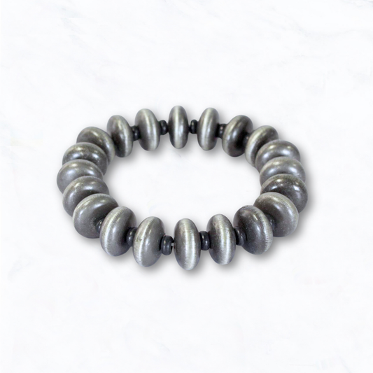 Western Navajo Pearl Beaded Stretch Bracelet