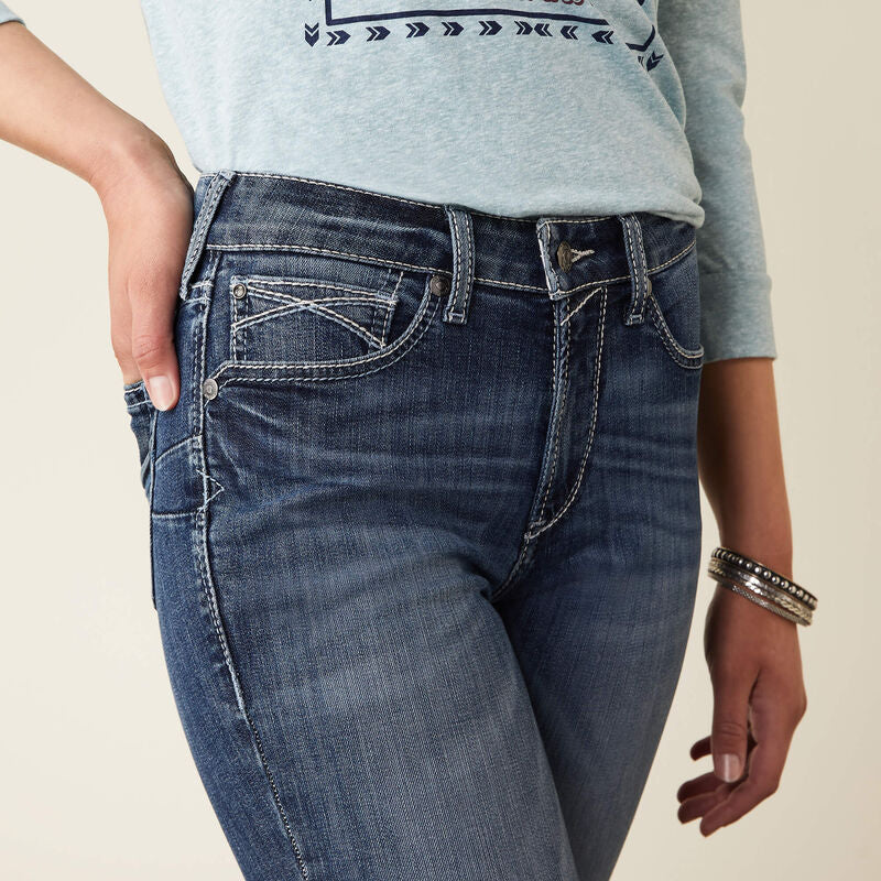 Women's Ariat R.E.A.L High Rise Saylor Boot Cut Jeans