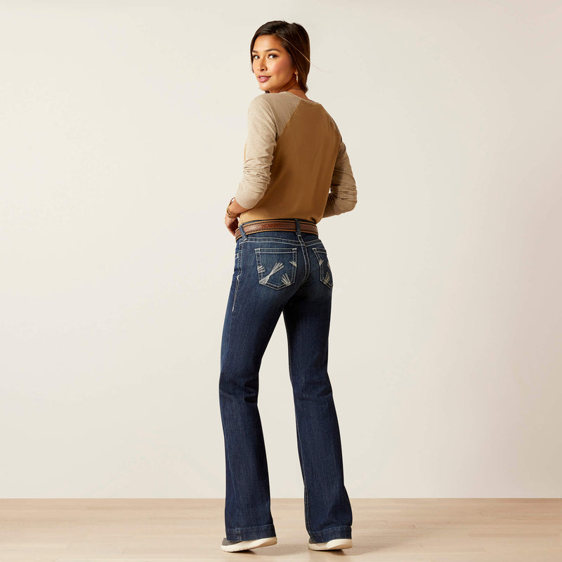 Women's Ariat Mid Rise Camila Trouser Jean