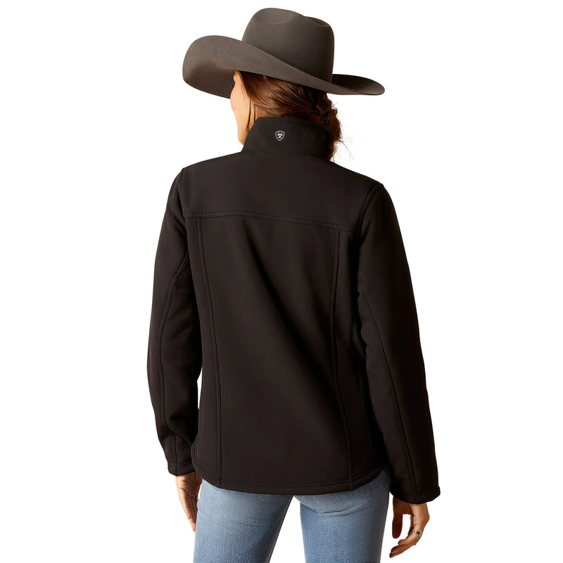 Women's Ariat Berber Back Softshell Black Jacket