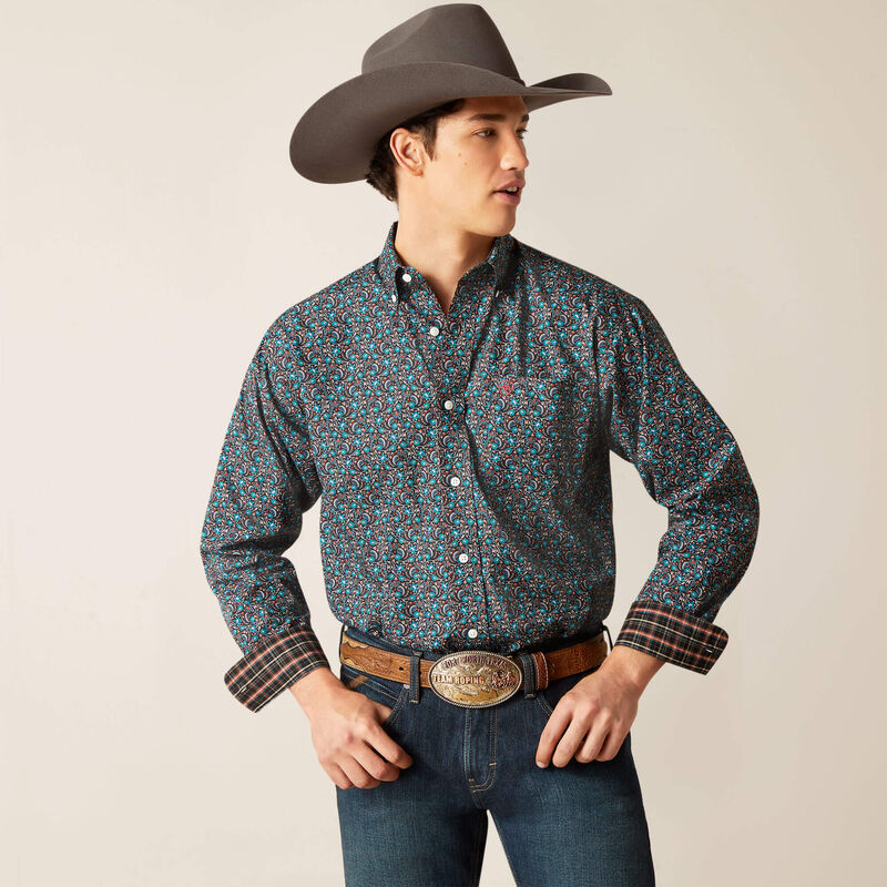 Men's Ariat Wrinkle Free Gryffin Classic Fit Shirt