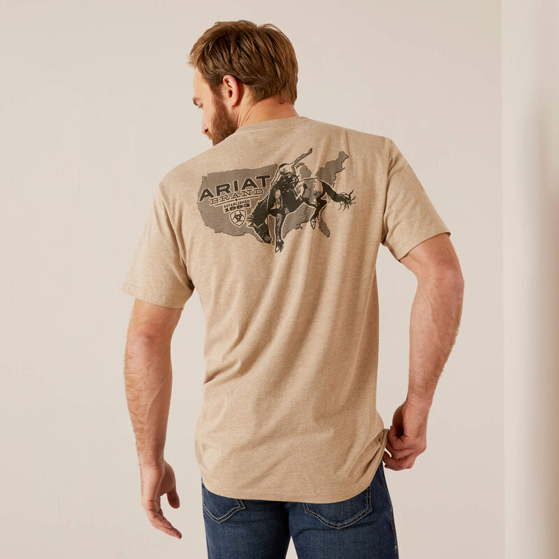 Men's Ariat USA Bronco T-Shirt
