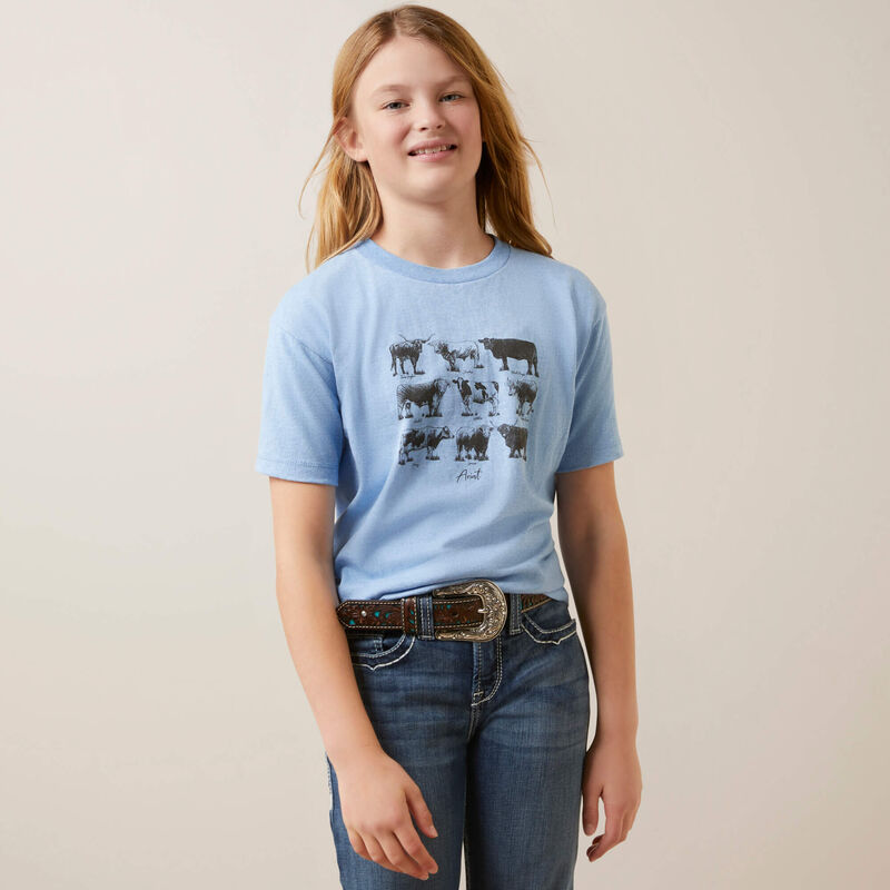 Girl's Ariat Ariat Cow Chart T-Shirt