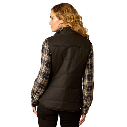 Women's Ariat Grizzly Quilted Vest - Black