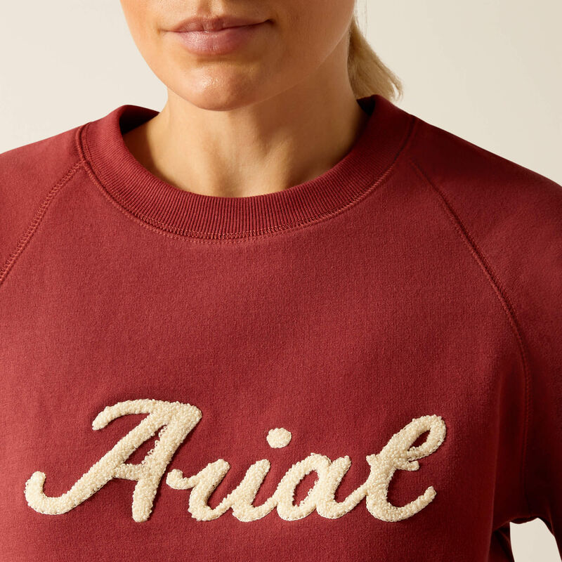 Women's Ariat Benicia Sweatshirt - Burnt Russet