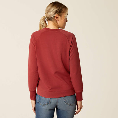 Women's Ariat Benicia Sweatshirt - Burnt Russet