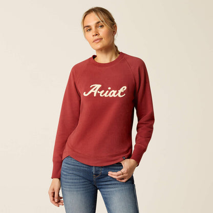 Women's Ariat Benicia Sweatshirt - Burnt Russet