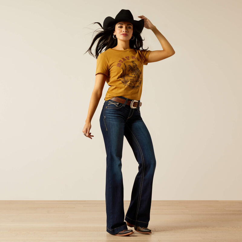 Women's Ariat Mid Rise Mid Rise Lizzie Trouser Jeans