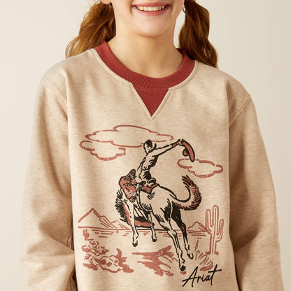 Girl's Ariat Bronc Junior Sweatshirt