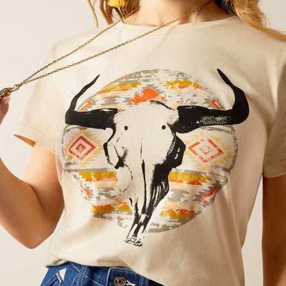 Women's Ariat Longhorn Watercolor T-Shirt