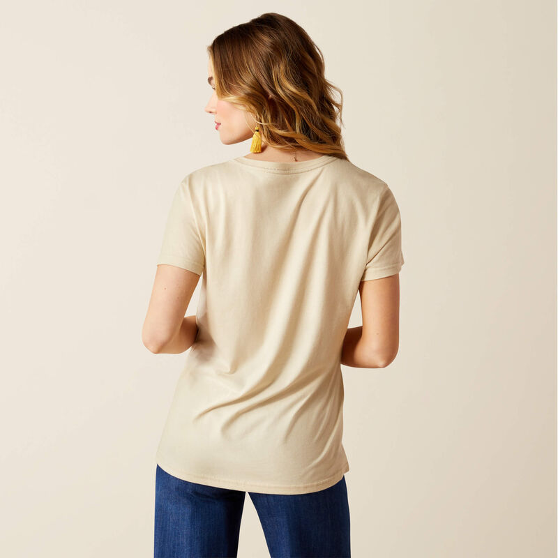 Women's Ariat Longhorn Watercolor T-Shirt