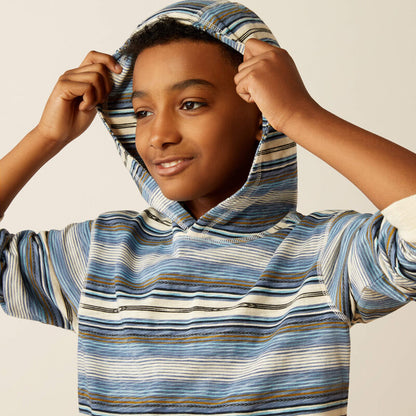 Boy's Ariat Retro Hoodie - Bone White