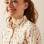 Girl's Ariat Team Kirby Shirt - Sienna Allover Print