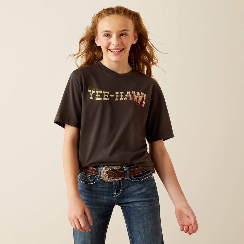 Girl's Ariat Yee Haw Twist T-Shirt