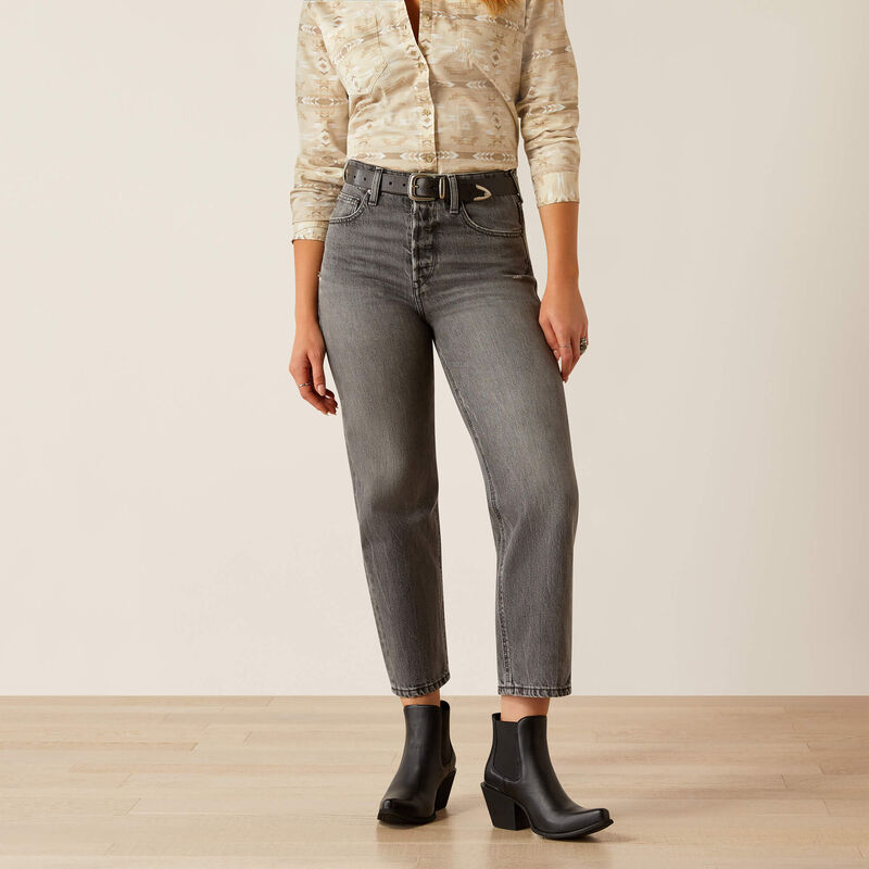 Women's Ariat Ultra High Rise Jazmine Tomboy Relaxed Straight Leg Jeans