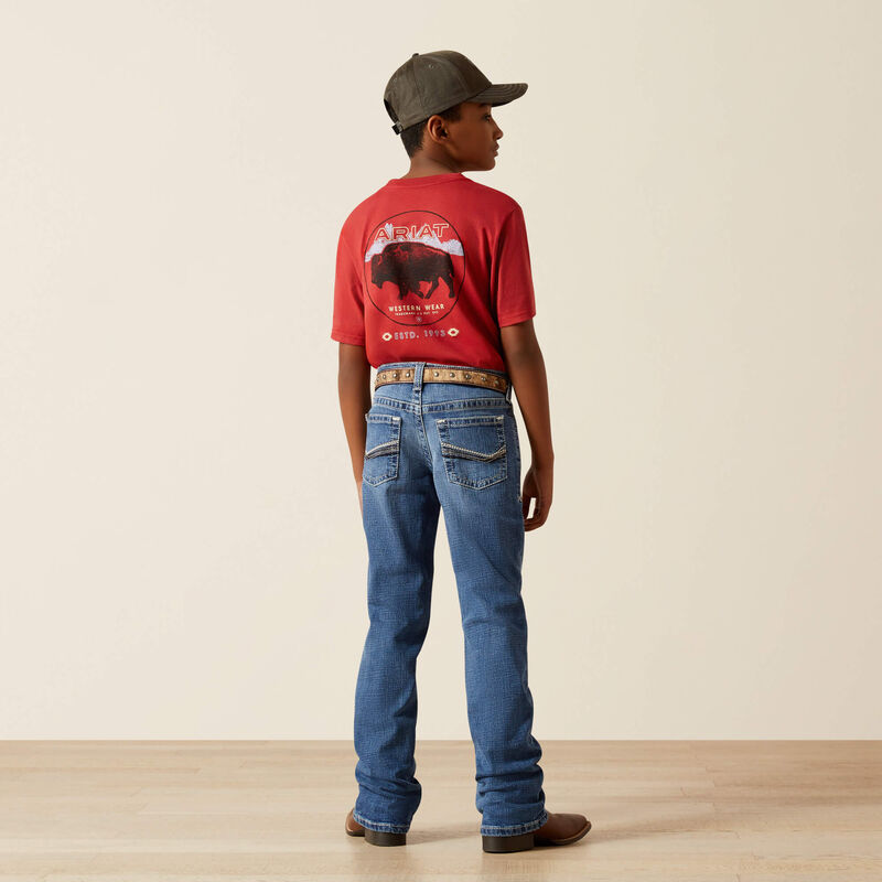 Boy's Ariat B4 Relaxed August Boot Cut Jean