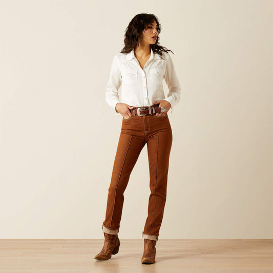 Women's Ariat Ultra High Rise Relaxed Straight Leg Jean