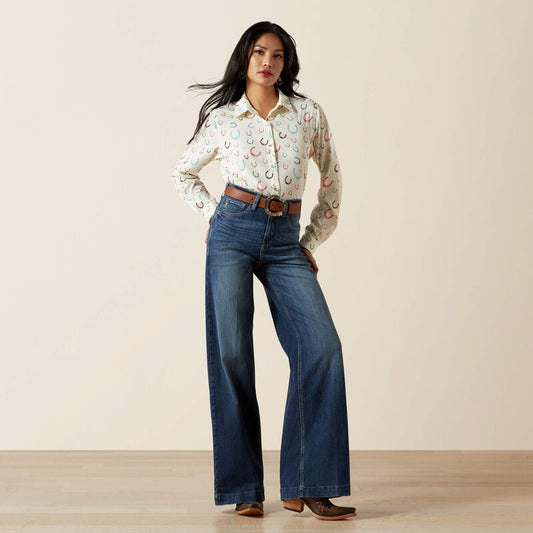 Women's Ariat Ultra High Rise Rosalie Wide Leg Jean