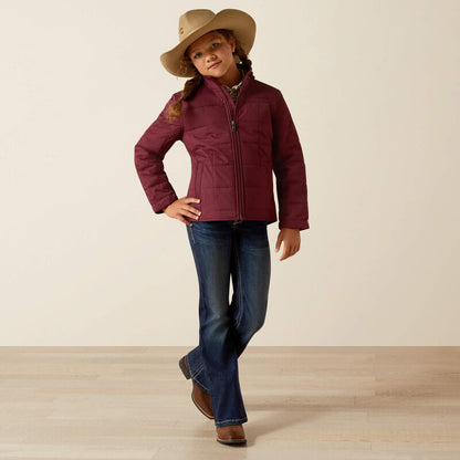 Girl's Ariat Crius Jacket - Windsor Wine
