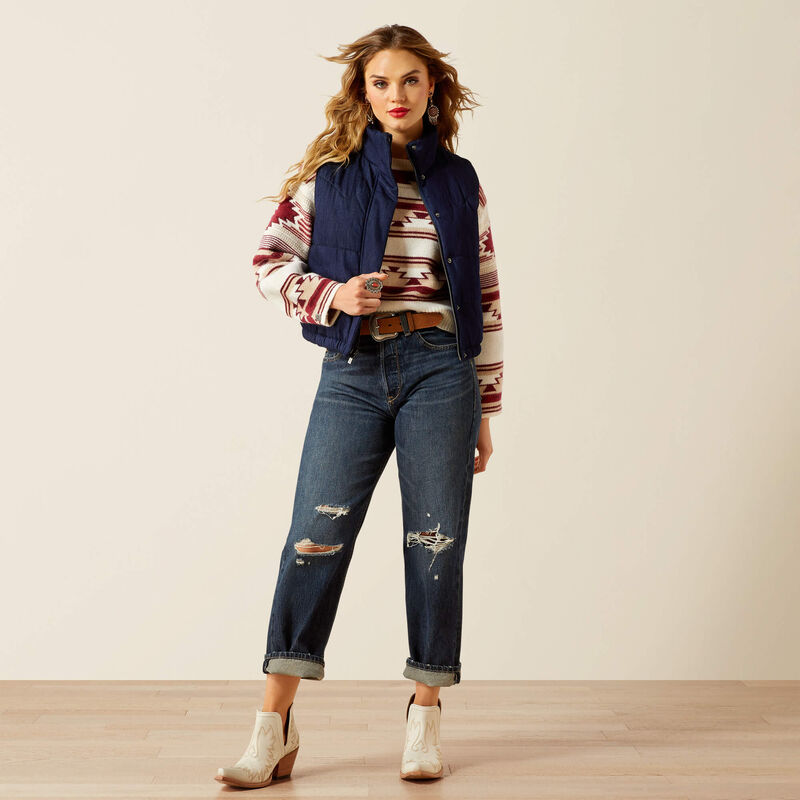 Women's Ariat Western Swirls Vest