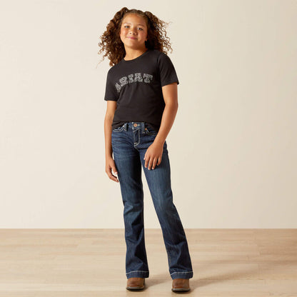 Girl's Ariat Boot Stitch Logo T-Shirt