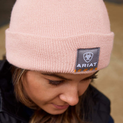 Women's Ariat Rebar Beanie - Rose Quartz