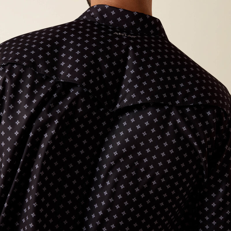 Men's Ariat Printed VentTEK Western Fitted Snap Shirt