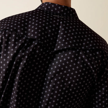 Men's Ariat Printed VentTEK Western Fitted Snap Shirt