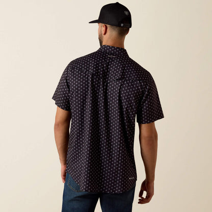 Men's Ariat Printed VentTEK Western Fitted Snap Shirt