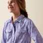 Girl's Ariat Western Motifs Shirt - Lavender