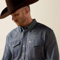 Men's Ariat Wrinkle Free Refined Slub Classic Fit Shirt