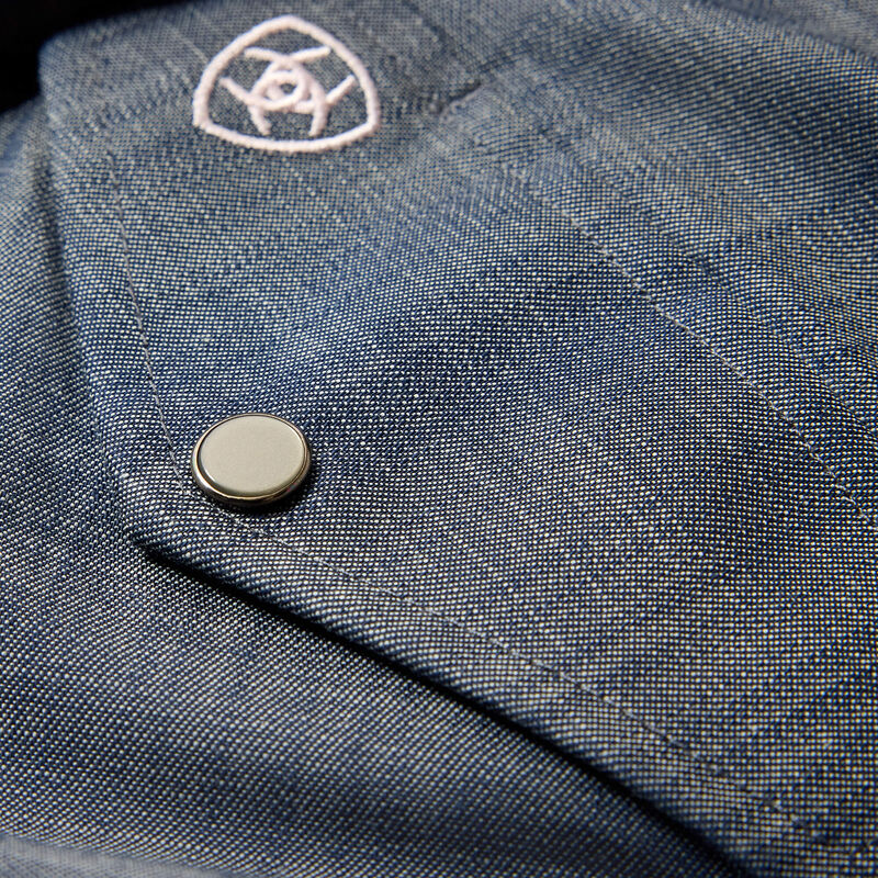 Men's Ariat Wrinkle Free Refined Slub Classic Fit Shirt