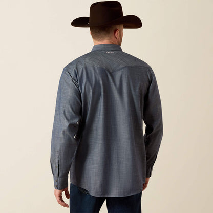 Men's Ariat Wrinkle Free Refined Slub Classic Fit Shirt
