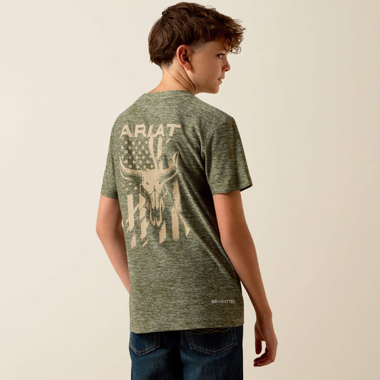 Boy's Ariat Ariat Longskull Freedom T-Shirt