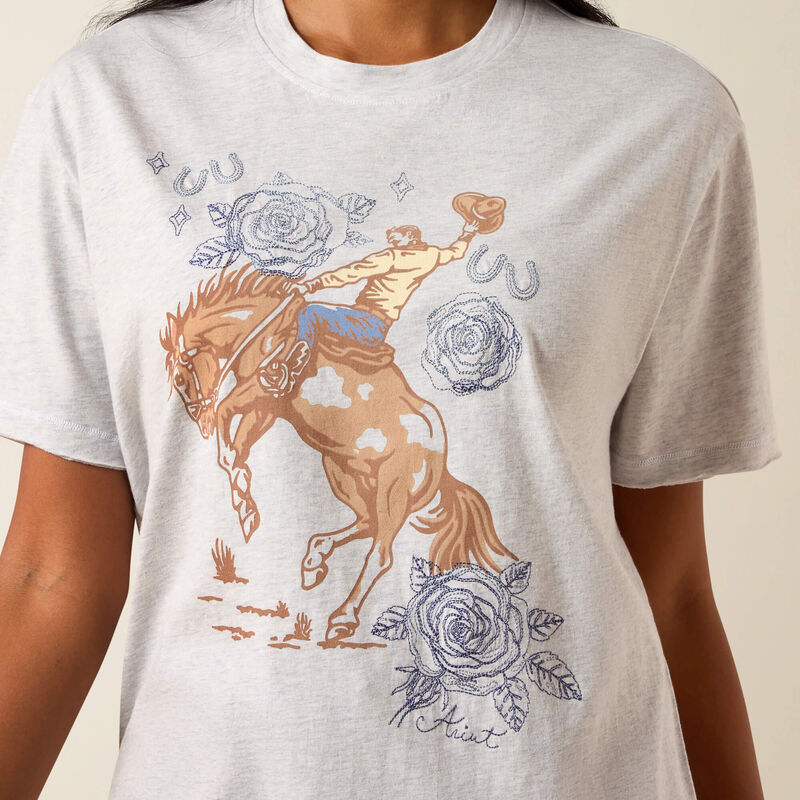 Women's Ariat Cowboy Rose Graphic T-Shirt