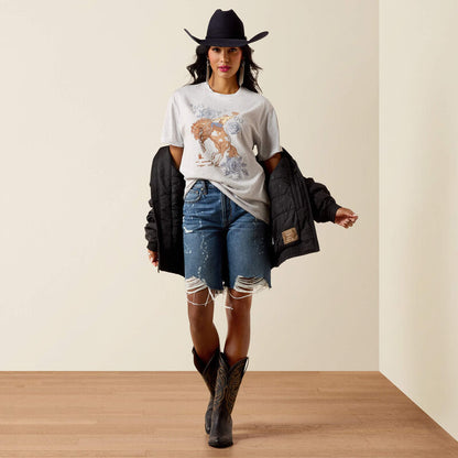 Women's Ariat Cowboy Rose Graphic T-Shirt