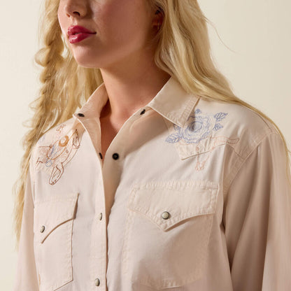 Women's Ariat Ashville Embroidered Snap Shirt