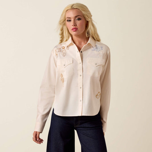 Women's Ariat Ashville Embroidered Snap Shirt