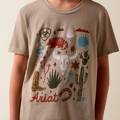 Girl's Ariat Western Collage T-Shirt