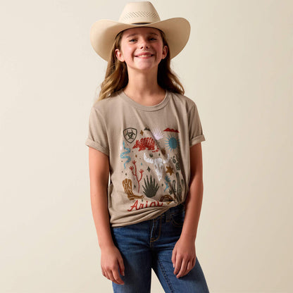 Girl's Ariat Western Collage T-Shirt