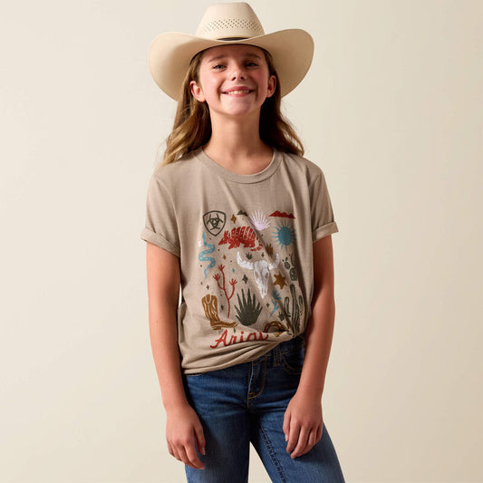 Girl's Ariat Western Collage T-Shirt